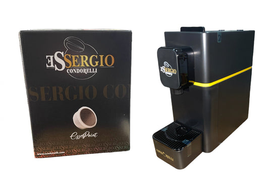 Macchina Caffè Essergio Condorelli Colore-> Nero | + 100 Capsule Caffè Condorelli