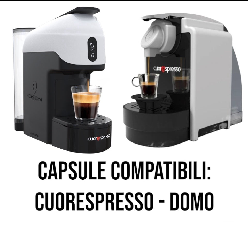 CUORESPRESSO -DOMO COMPATIBILE |Miscela NERA | CONDORELLI | 100 PZ