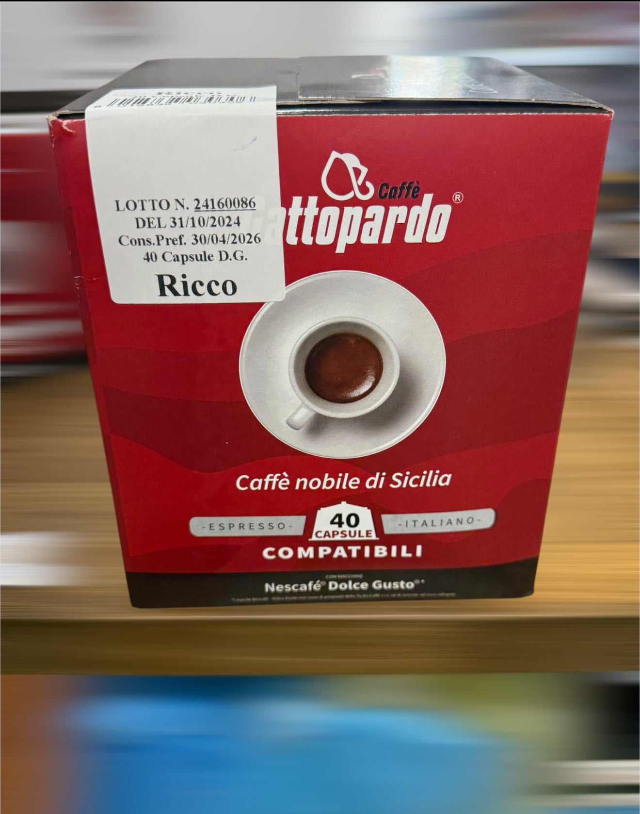 GUSTO RICCO | GATTOPARDO | DOLCE GUSTO | 40 Capsule |