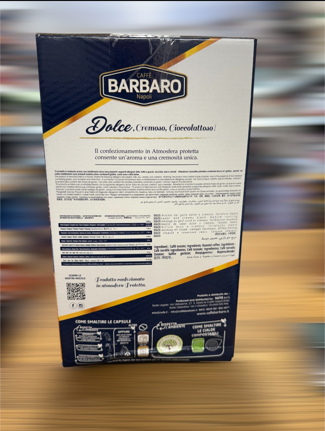70 Cialde + 8 Cremine Magiche | Miscela BLU DOLCE |BARBARO