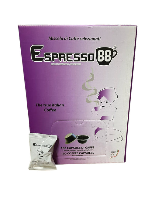 100 Capsule compatibili con Bialetti | Espresso 88