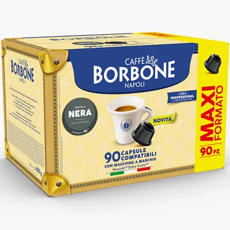 90 Capsule | BORBONE | Miscela NERA▪️| Compatibili Dolce Gusto | *nuovo formato*