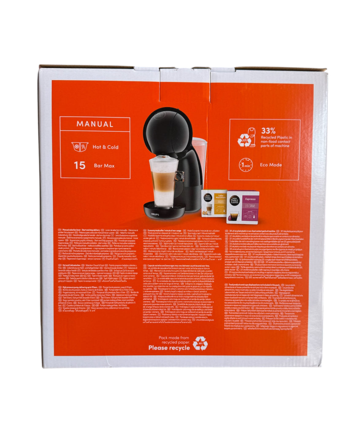Dolce Gusto Piccolo XS Krups Macchina da caffè a capsule