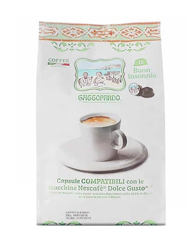 48 Capsule Insonnia "Dolce Gusto" Gattopardo To.da. Caffè