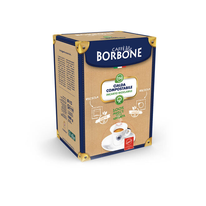 150 Cialde ESE 44 mm Caffè Borbone Miscela NERA