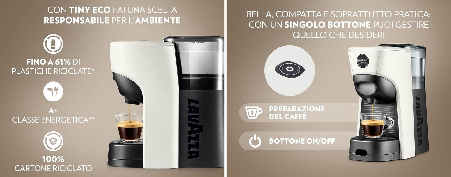 LAVAZZA  | A MODO MIO - TINY ECO  | BIANCA  |