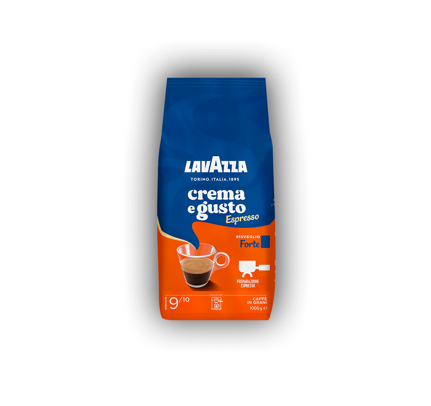 1KG Lavazza Crema e Gusto Forte Espresso Grani