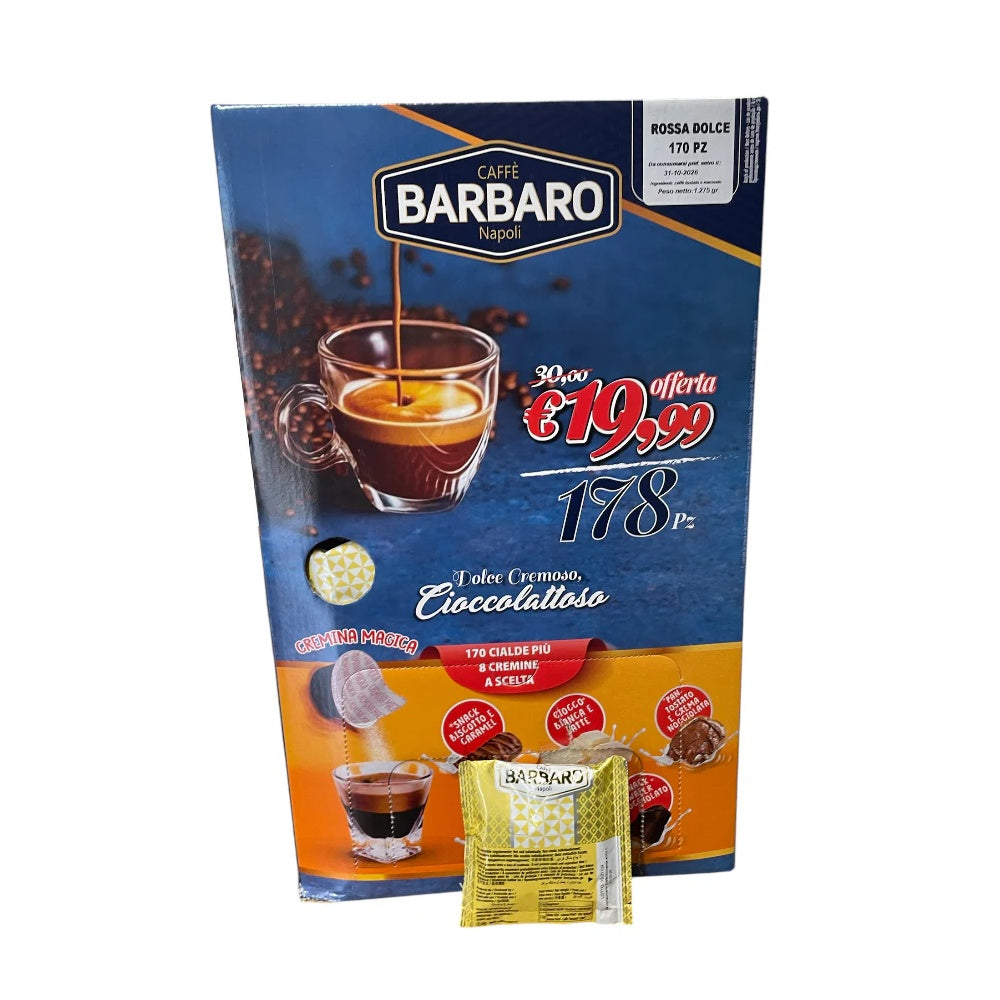 BARBARO | CIALDE ESE 44 MM | 170 CIALDE + 8 CREMINE MAGICHE