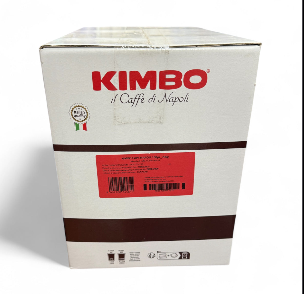 100 Capsule KIMBO Napoli - Compatibile Lavazza Espresso Point