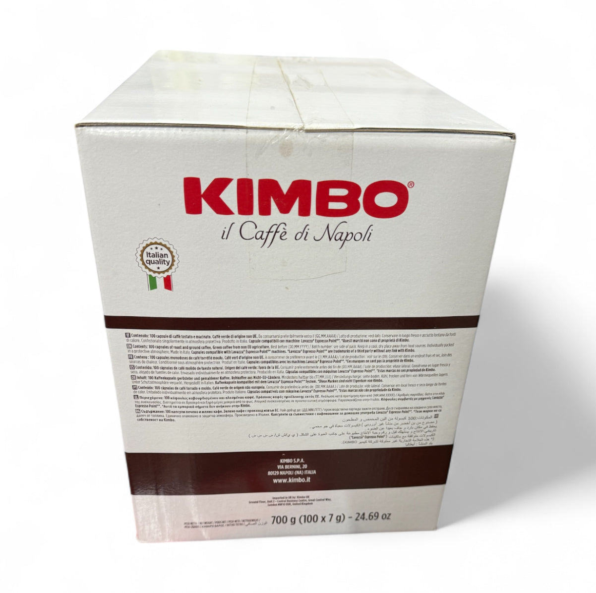 100 Capsule KIMBO Napoli - Compatibile Lavazza Espresso Point