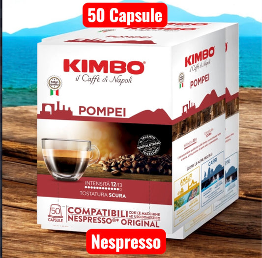 50 Capsule - Nespresso- KIMBO POMPEI