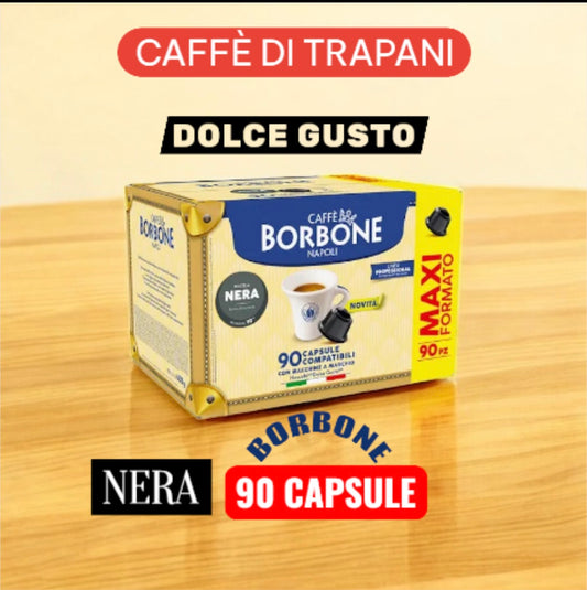 90 Capsule | BORBONE | Miscela NERA▪️|  Compatibili Dolce Gusto | *nuovo formato*