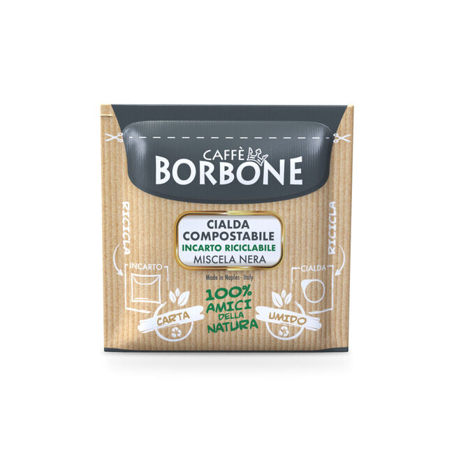 150 Cialde ESE 44 mm Caffè Borbone Miscela NERA